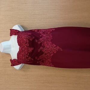 Cinderella Divine SZ M Burgundy? Wine? Formal Gown.